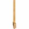 Ekena Millwork Eugene Rough Sawn Timber Gable Bracket, Western Red Cedar, 96"W x 28"H x 2"D x 4"F, 7/12 Pitch GBW096X28X0204EUG00RWR - alternate 2